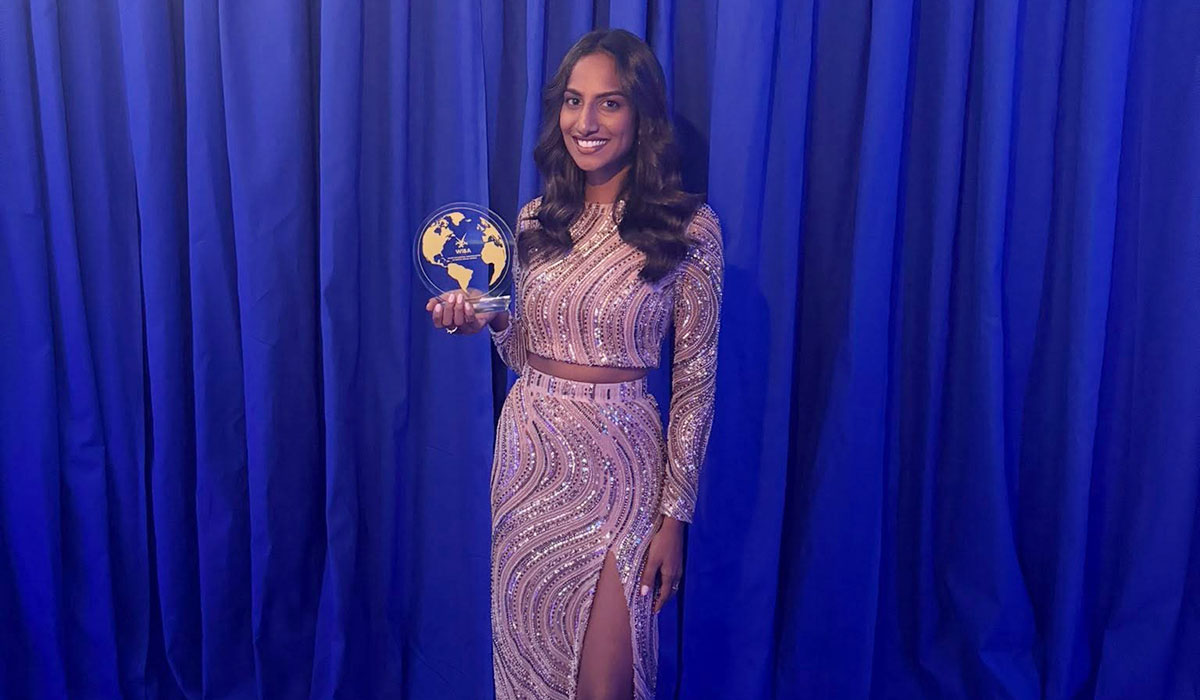 Shanny Ramsamy, représentant l’île Maurice et les « Influencers Awards » se distingue à Cannes